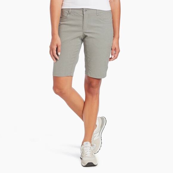 Kuhl Womens Trekr Hiking Outdoor Shorts in Stone Size 4